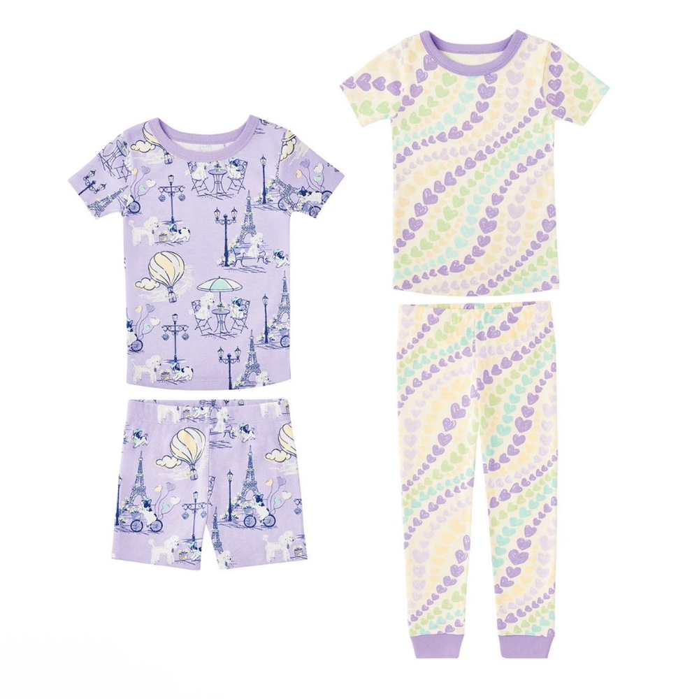 3 for $20 Member’s Mark Lavender Kids Pajama Set Size 2T